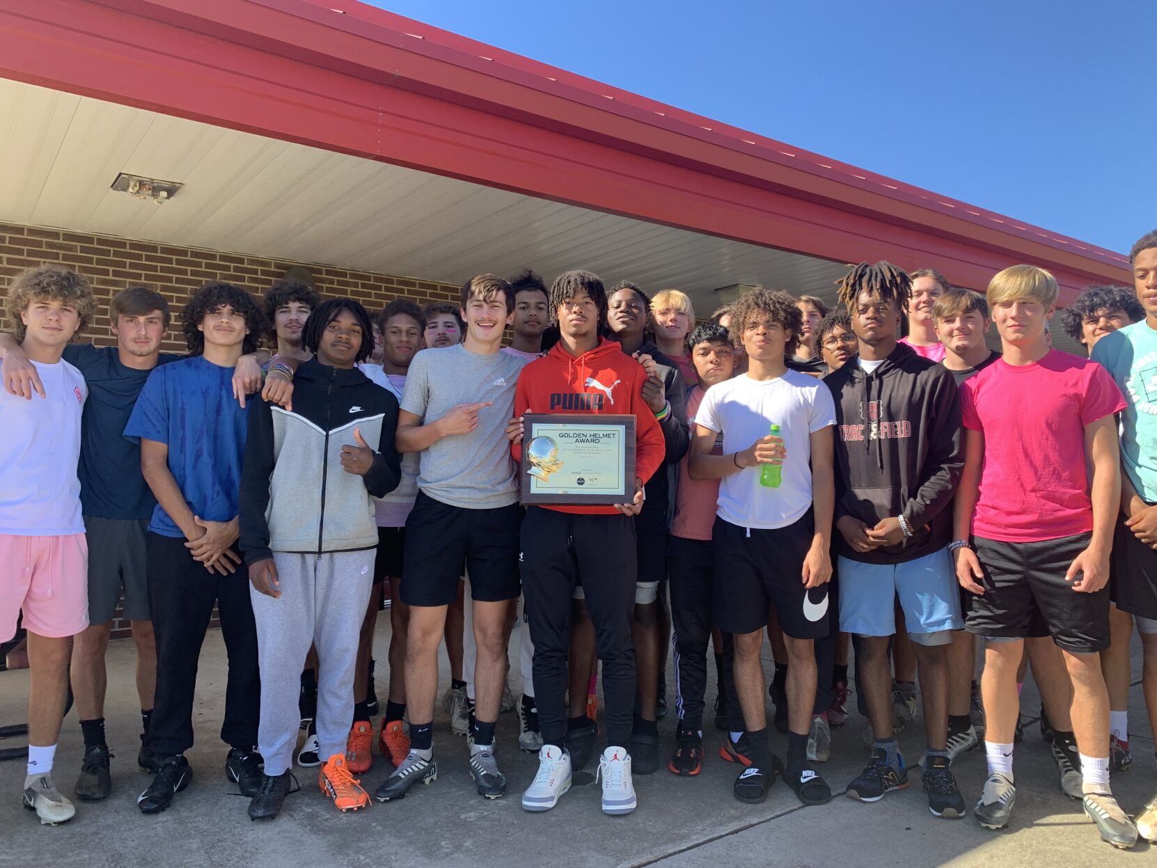Week 7 WNNC Coca-Cola Golden Helmet Award Winner (Bunker Hill's Xavier McCleave)